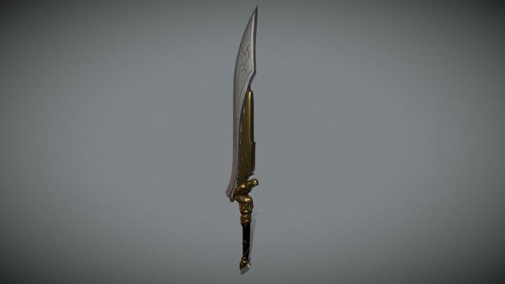 Celestial Sword 3D Model
