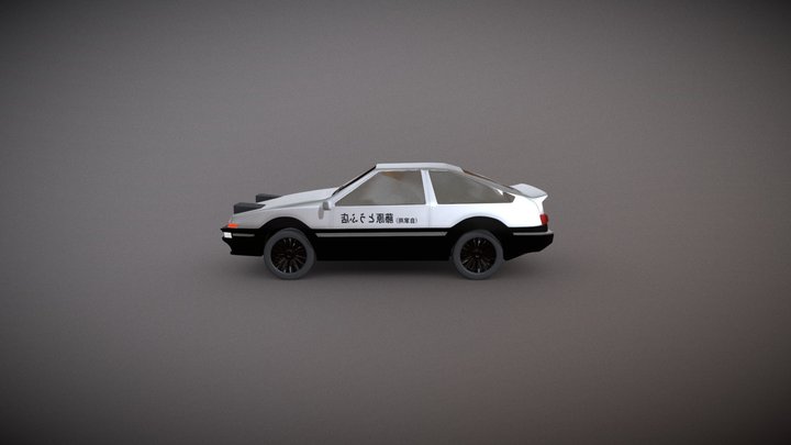 AE86 (Toy Variant) 3D Model
