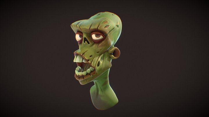 Zombie (Concept by Max Grecke) 3D Model