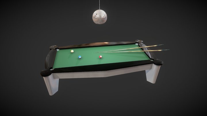 billiards 3D Model