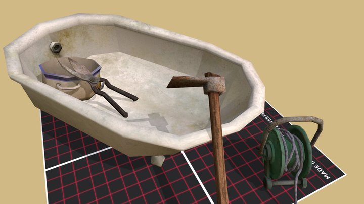 DAE 5 Finished props - GRANDMA'S HOUSE 3D Model