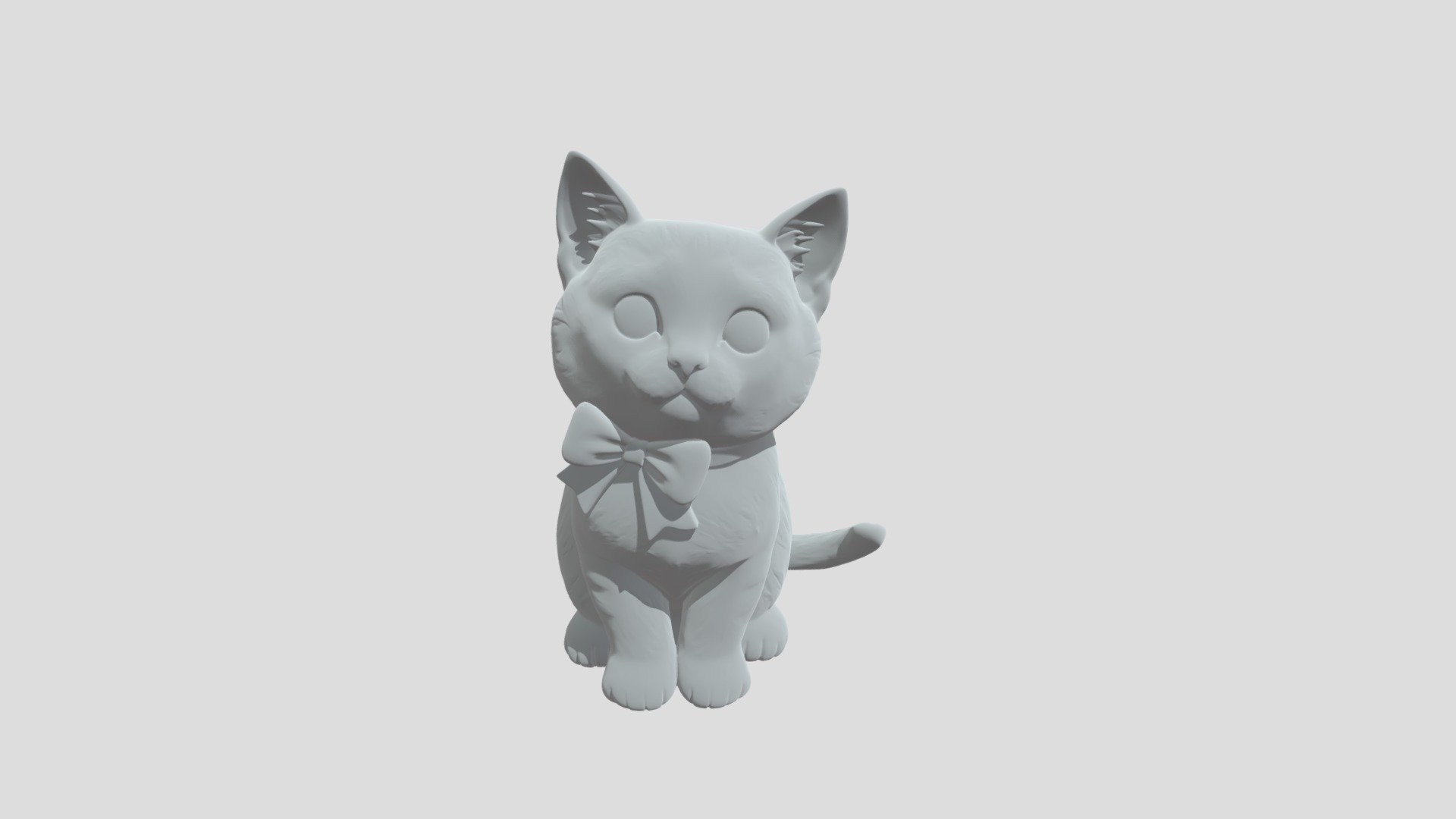 Kitty - 3D model by ilsovversivo [867c42b] - Sketchfab