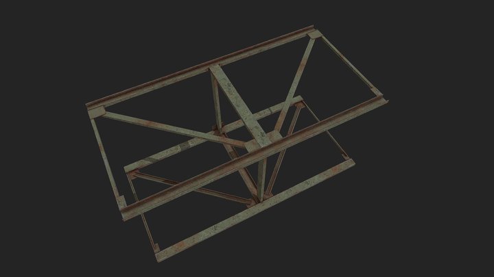 Modular metal support prop