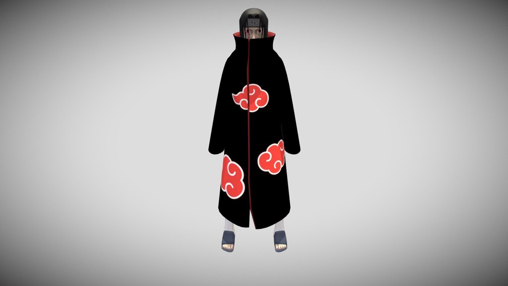 Itachi Uchiha Sharingan Akatsuki Amaterasu