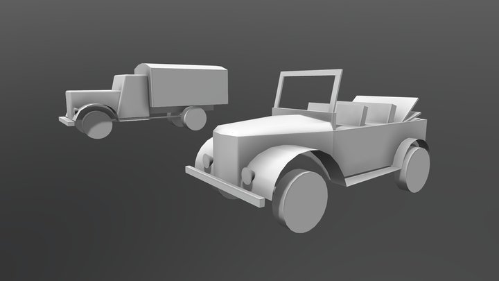 XYZ Homework_02 - blockings rework 3D Model