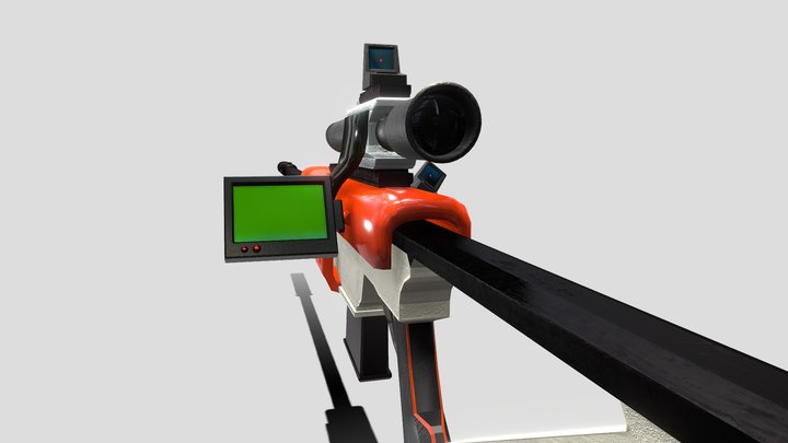 Somewhat SCI-FI Sniper Rifle 3D Model