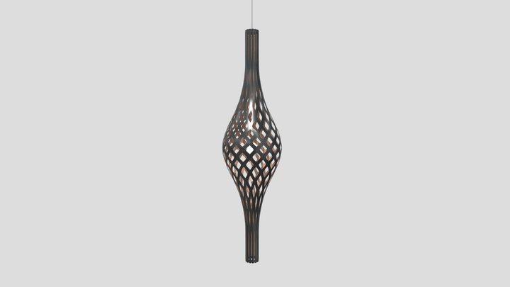 Wakanine Nikau Pendant 3D Model