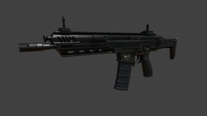 Heckler & Koch HK433 3D Model