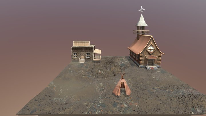 Wild west v3 3D Model