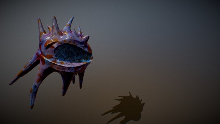 Alien Mussel 3D Model