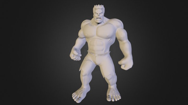 Modern Hulk - printable 3D Model