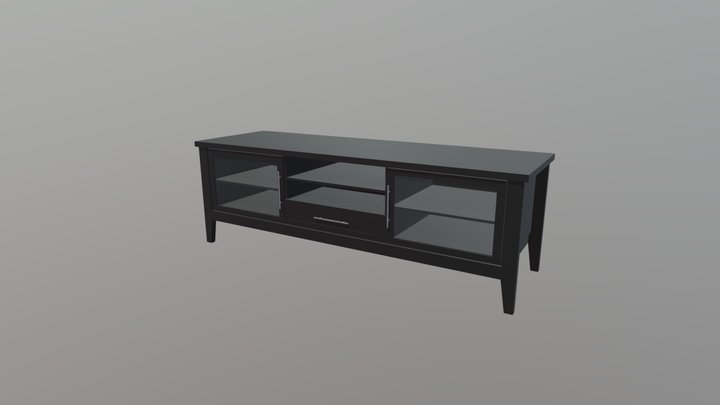 Modern Living Room TV Stand 3D Model