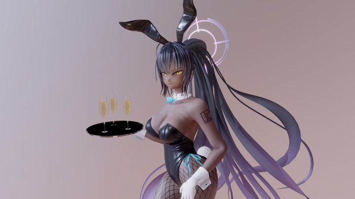 -Blue Archive- Karin (Bunny Girl) 3D Model
