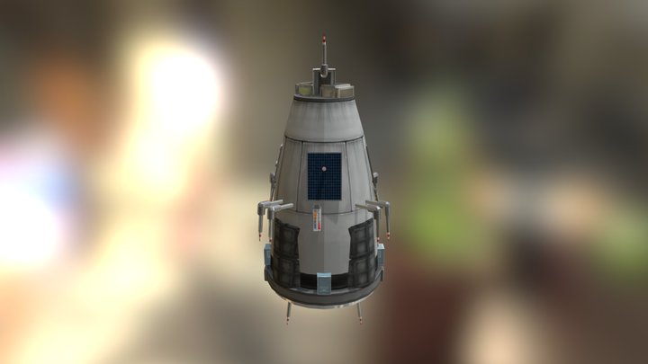 Sputnik-3 3D Model