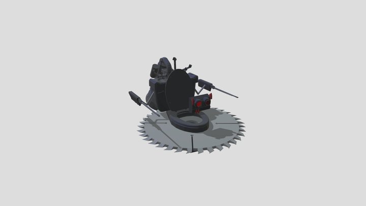 SKIBIDI Toilet Saw 3D Model