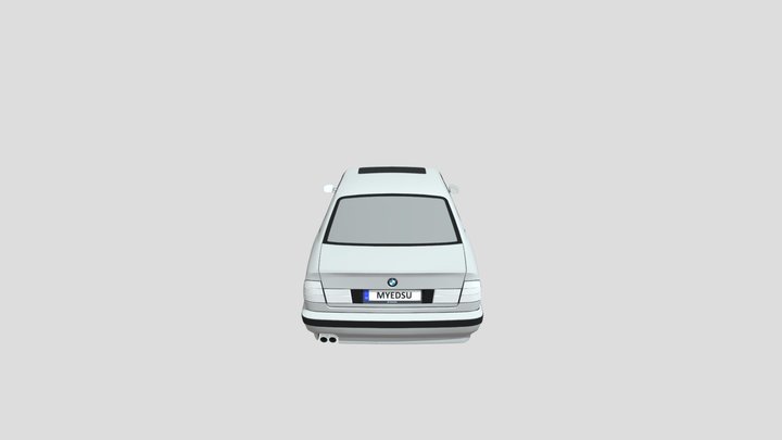 Bmw e3 blender free+paintable 3D Model