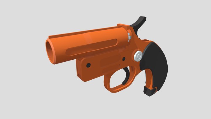 Andrey_ Hw_detailing_flare_gun_orion_painting 3D Model