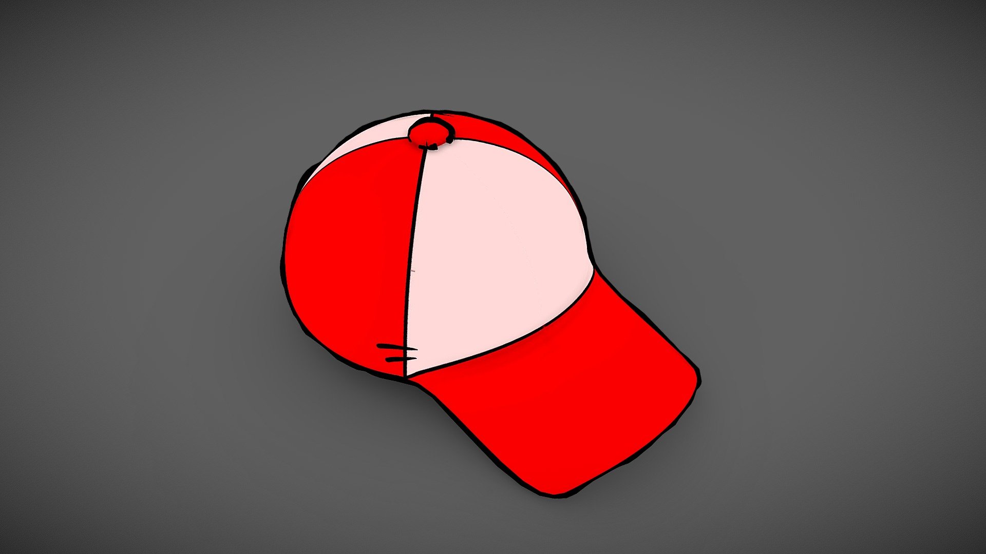 CP Hats Collection Baseball Hat Download Free 3D model by Nilay