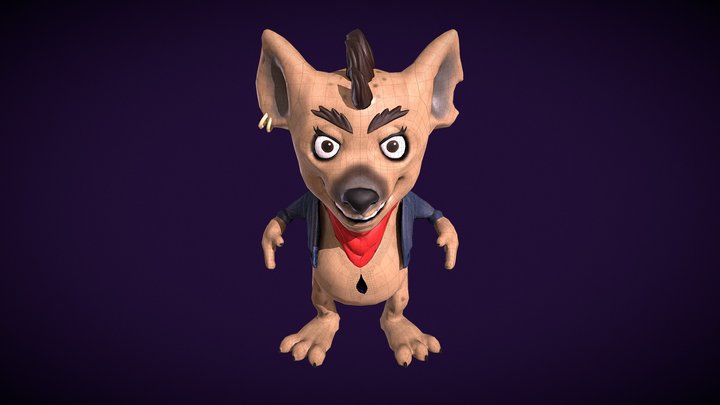 Lina Hyena by Aga Malina (agaraspberry) 3D Model