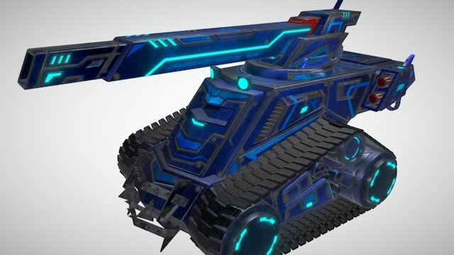 Speed Tank 3D Model