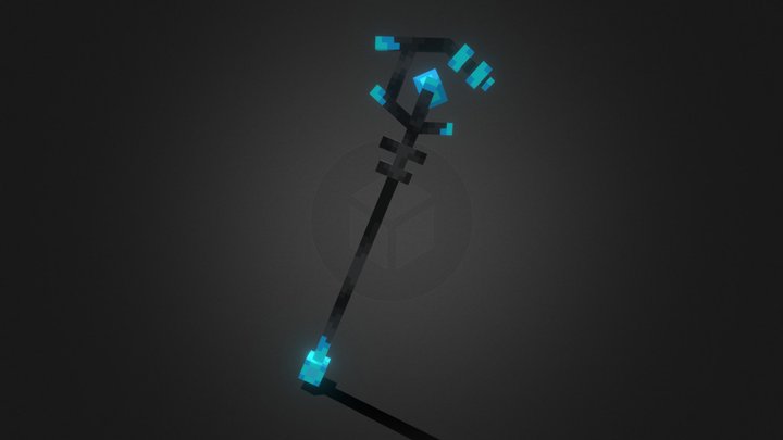 Abyss Staff 3D Model