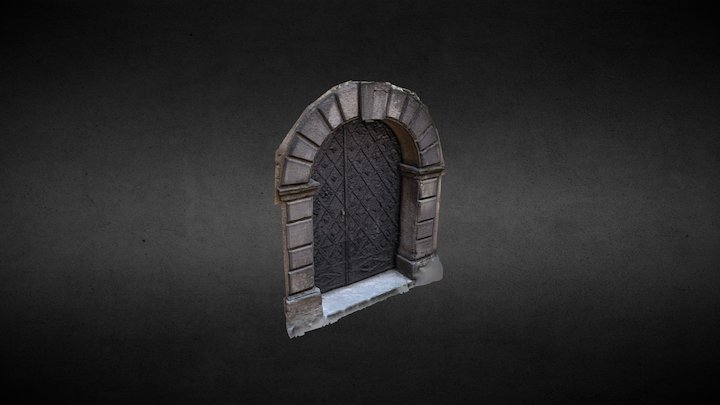 Portal drzwiowy w Warszawie 3D Model