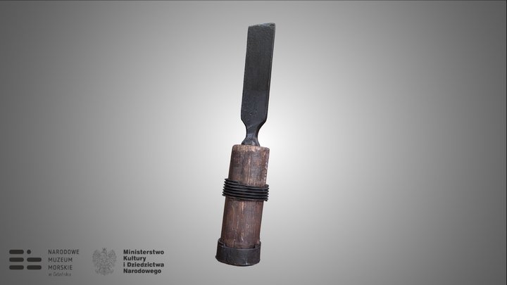 Woodworking Chisel - 3D Model by faizal3DX