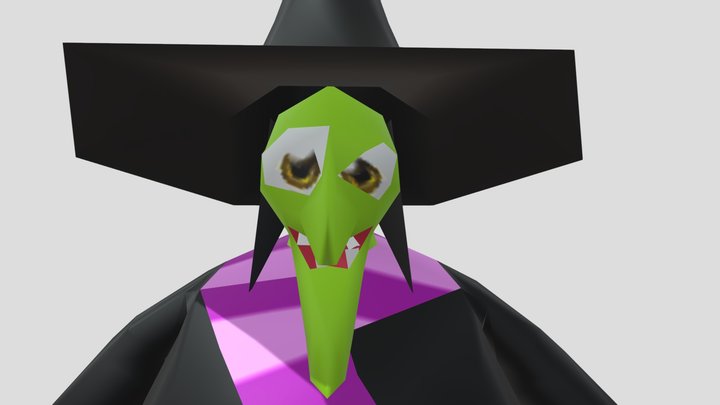 Banjo Kazooie Gruntilda 3D Model