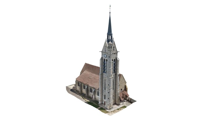 Eglise Saint-Cyr-Sainte-Julitte - Vimpelles 3D Model
