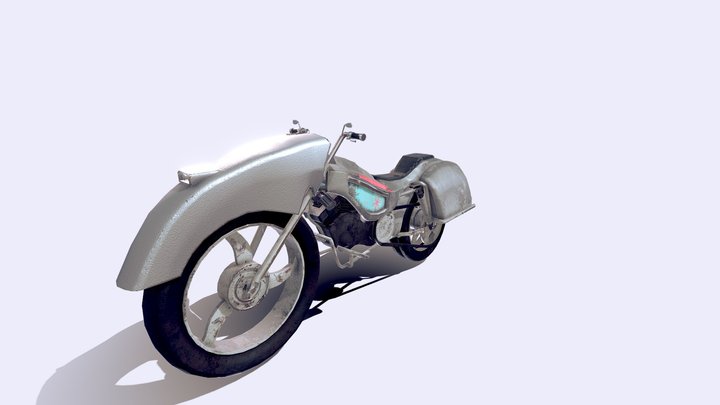 Futuristic Shovelhead 3D Model