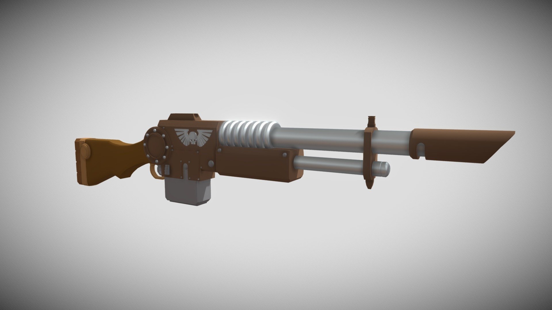 Lasgun Lucius 98 — Sketchfab embed 3D viewer