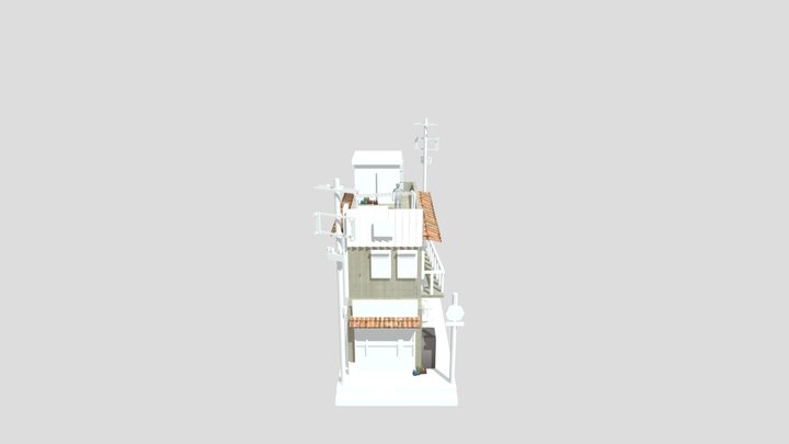 Tokyo - WIP Rowhomes 3D Model