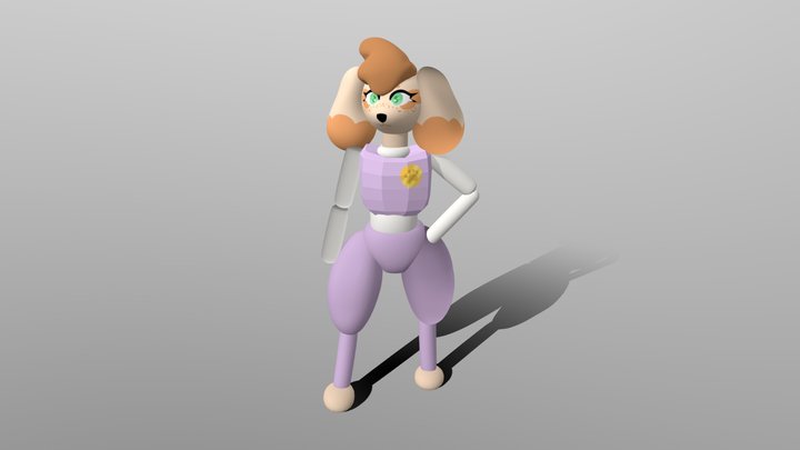 Character Model Year 1 Game Art 3D Model