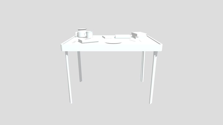 Table texturing 3D Model