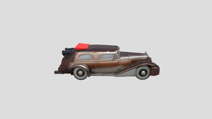 rustic car – Free 3D Model STL