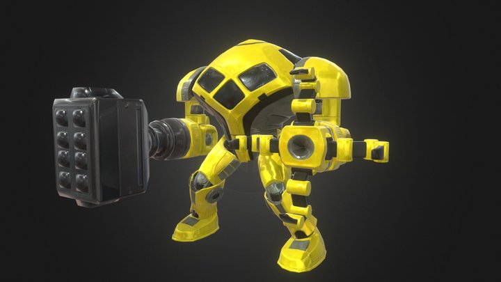 MarvelHeroes - AIM Killbot Hammer – Modèle 3D gratuit STL