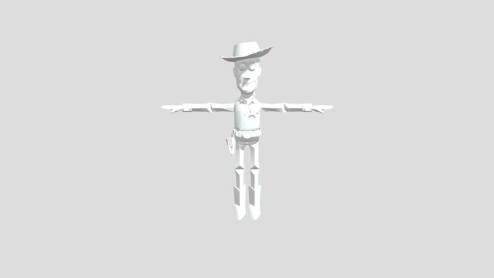 Woody NDS Cutscene (Rigged And Fixed) 3D Model