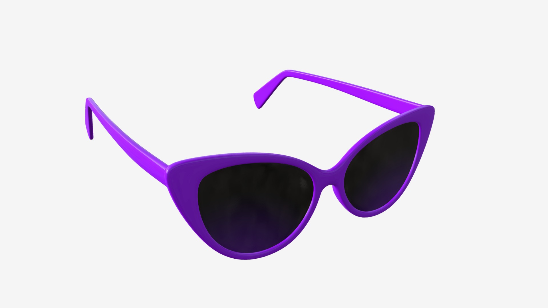 3D model Butterfly shaped sun glasses - This is a 3D model of the Butterfly shaped sun glasses. The 3D model is about a pair of sunglasses.