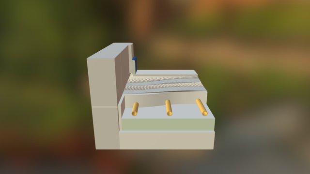 Floor Heating Model (sketch Fab) 3D Model