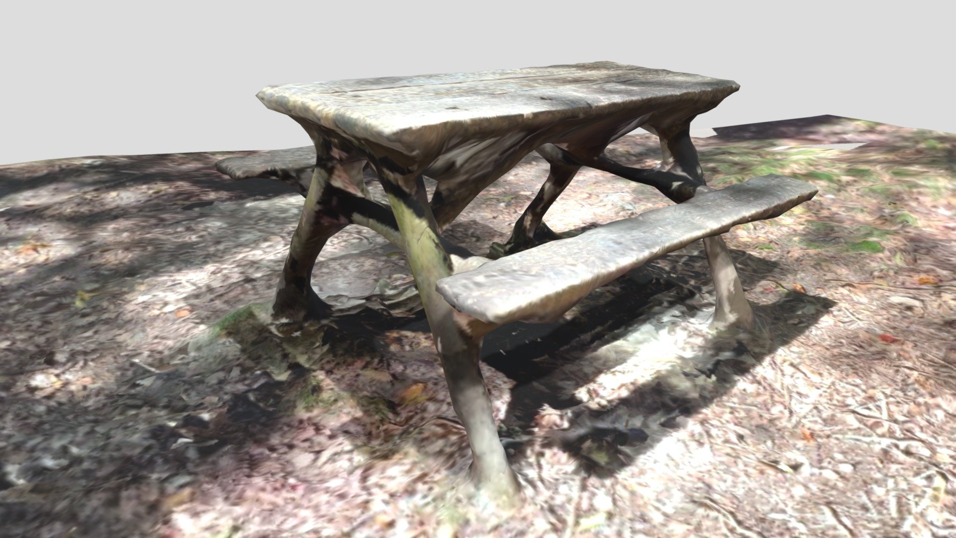 Low Poly BENCH BRONTE