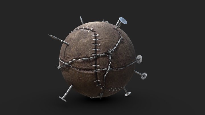 Barbed Ball 3D Model