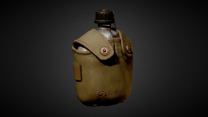 Canteen 3D Model