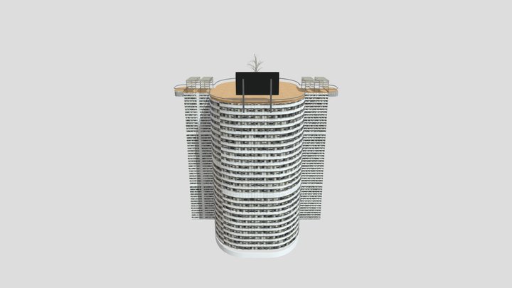 mozilla hub rooftop environment 3D Model