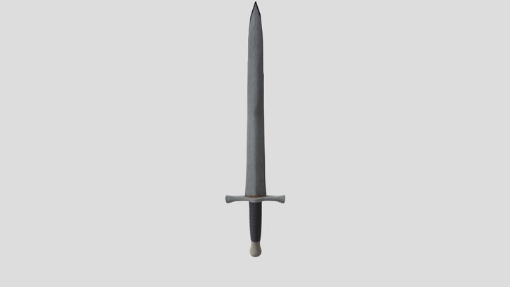 Polished Long Sword 3D Model