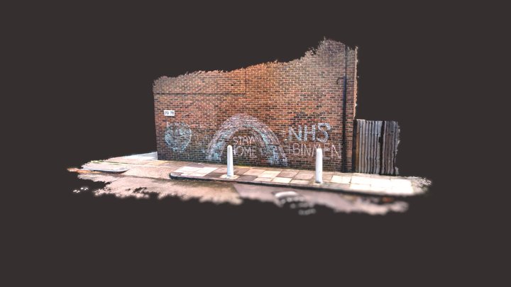 Kids tribute to NHS in Bethnal Green. 2020 3D Model