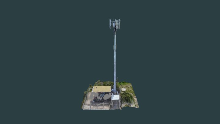 Manning Park Telecommunications tower. 3D Model