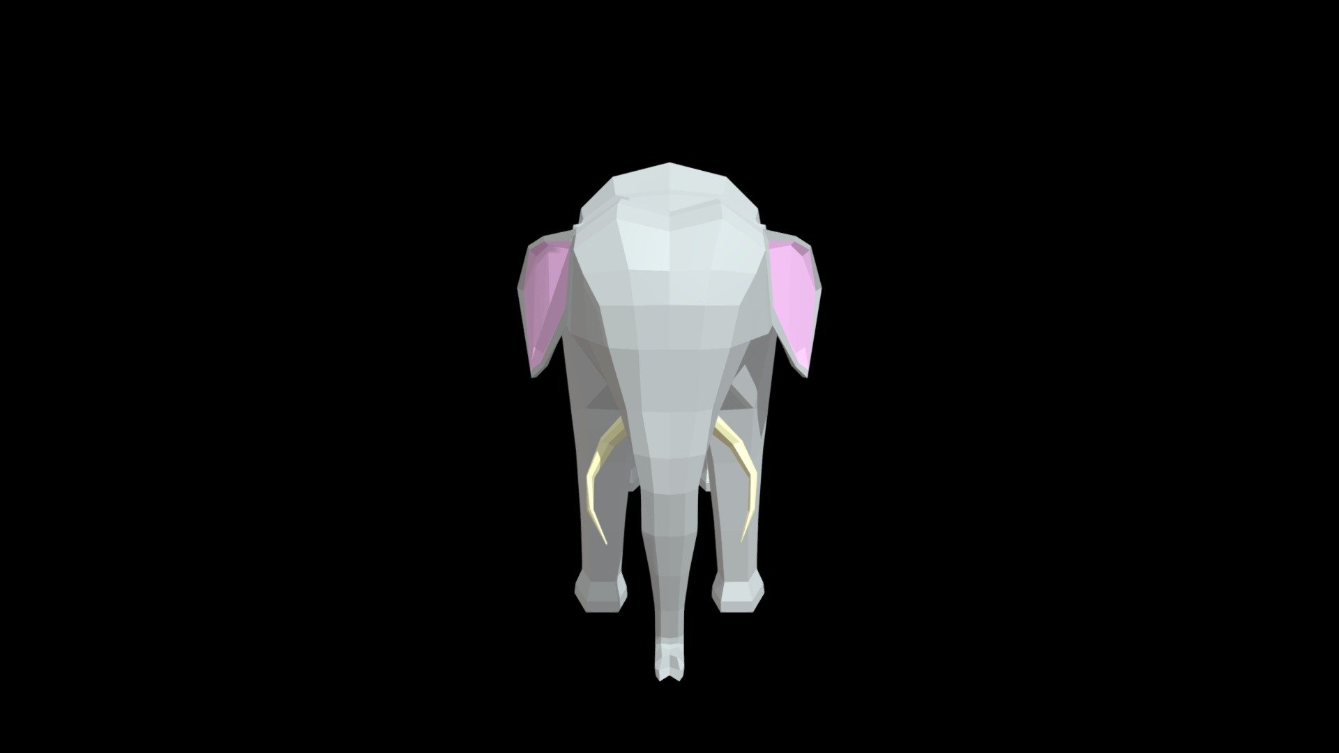 Male Asian Elephant Coloured LowP
