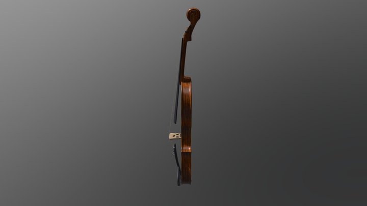 Violin 3D model 3D Model