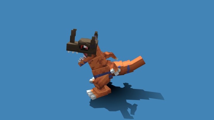 Greymon 3D Model