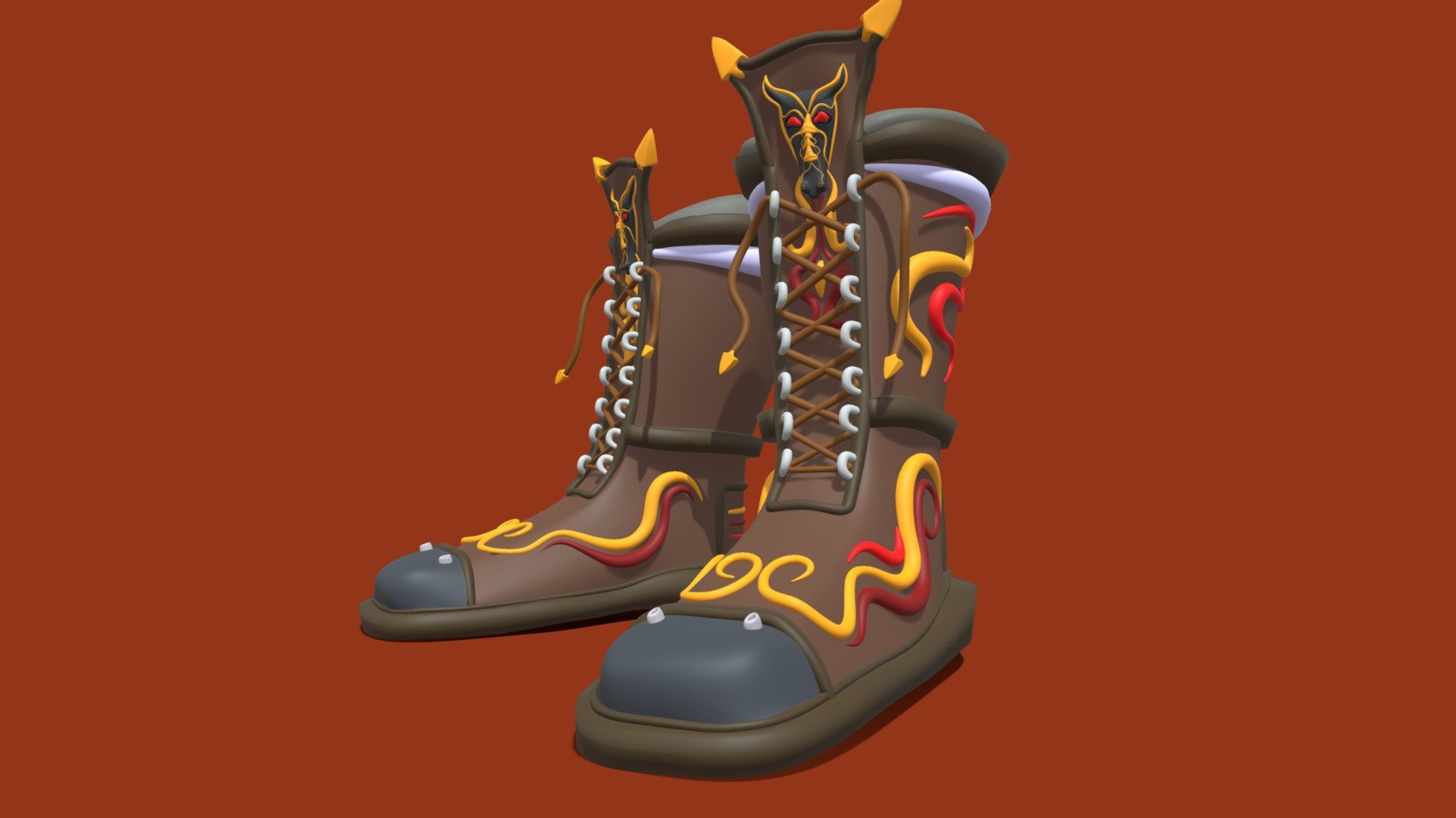 Boots - 3D model by MotionReel (@andrebruni) [86941fe] - Sketchfab